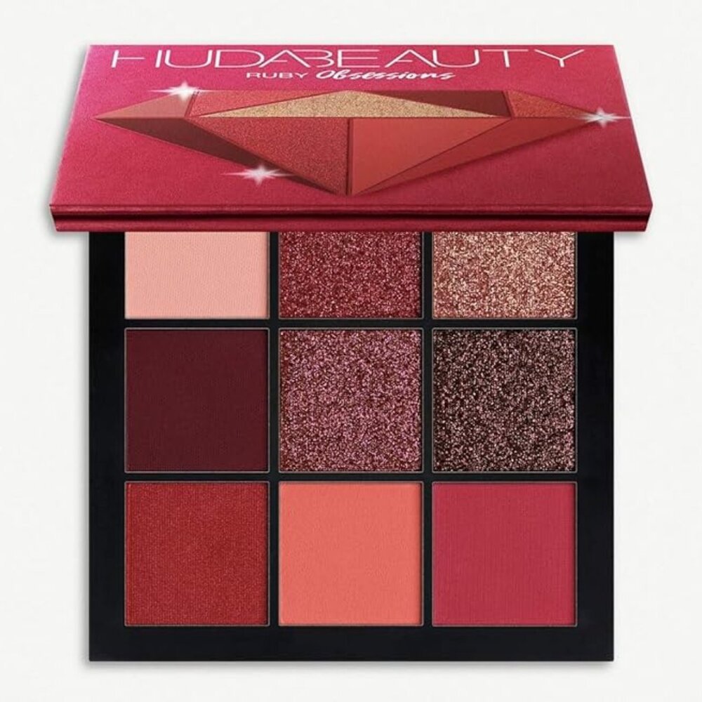 NWT Huda Beauty Obsessions Eyeshadow Palette Ruby